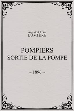 Pompiers : sortie de la pompe