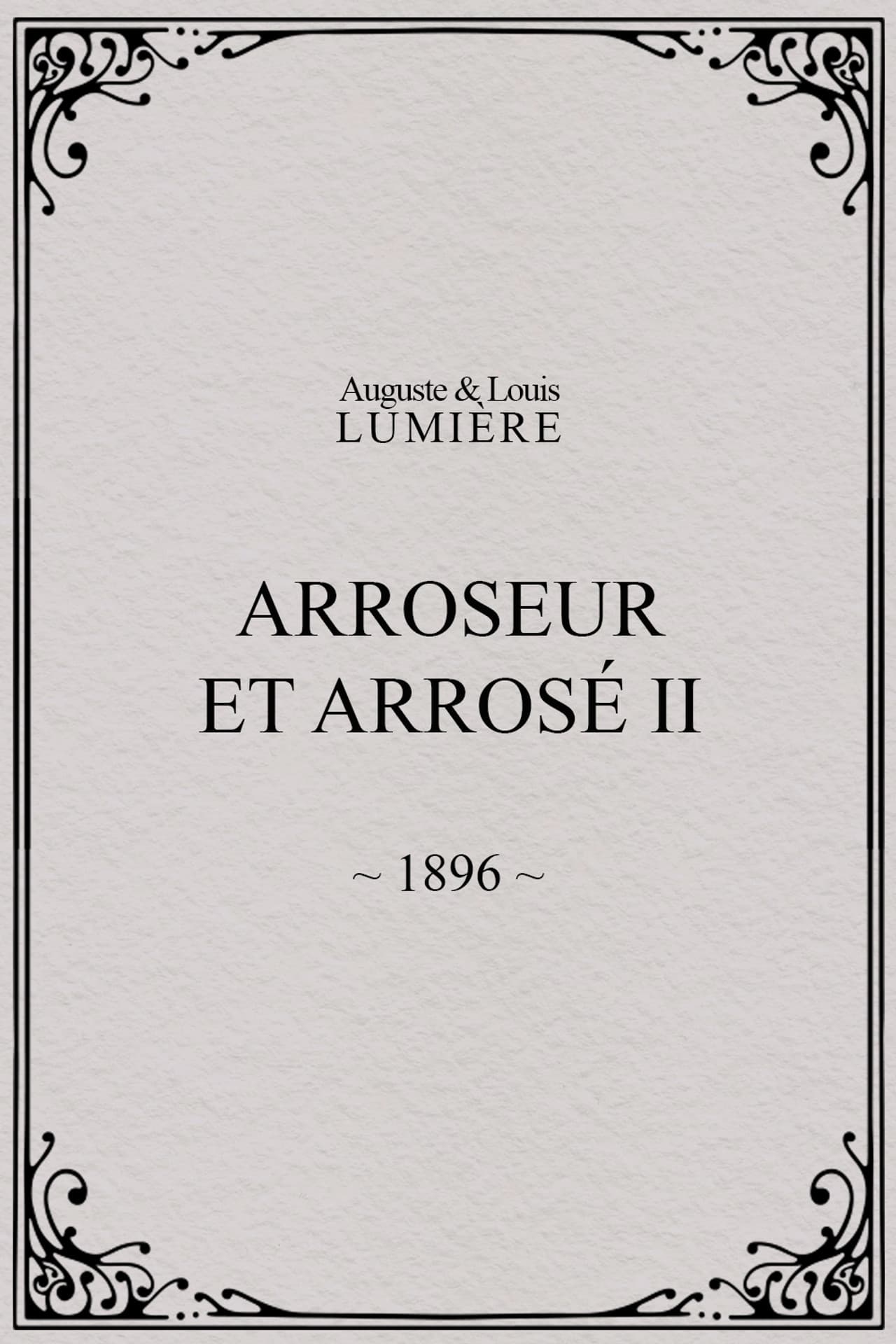 Arroseur et arrosé, II