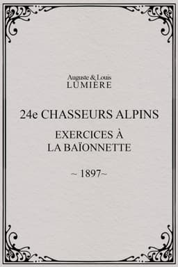 24ème chasseurs alpins : exercices à la baïonnette