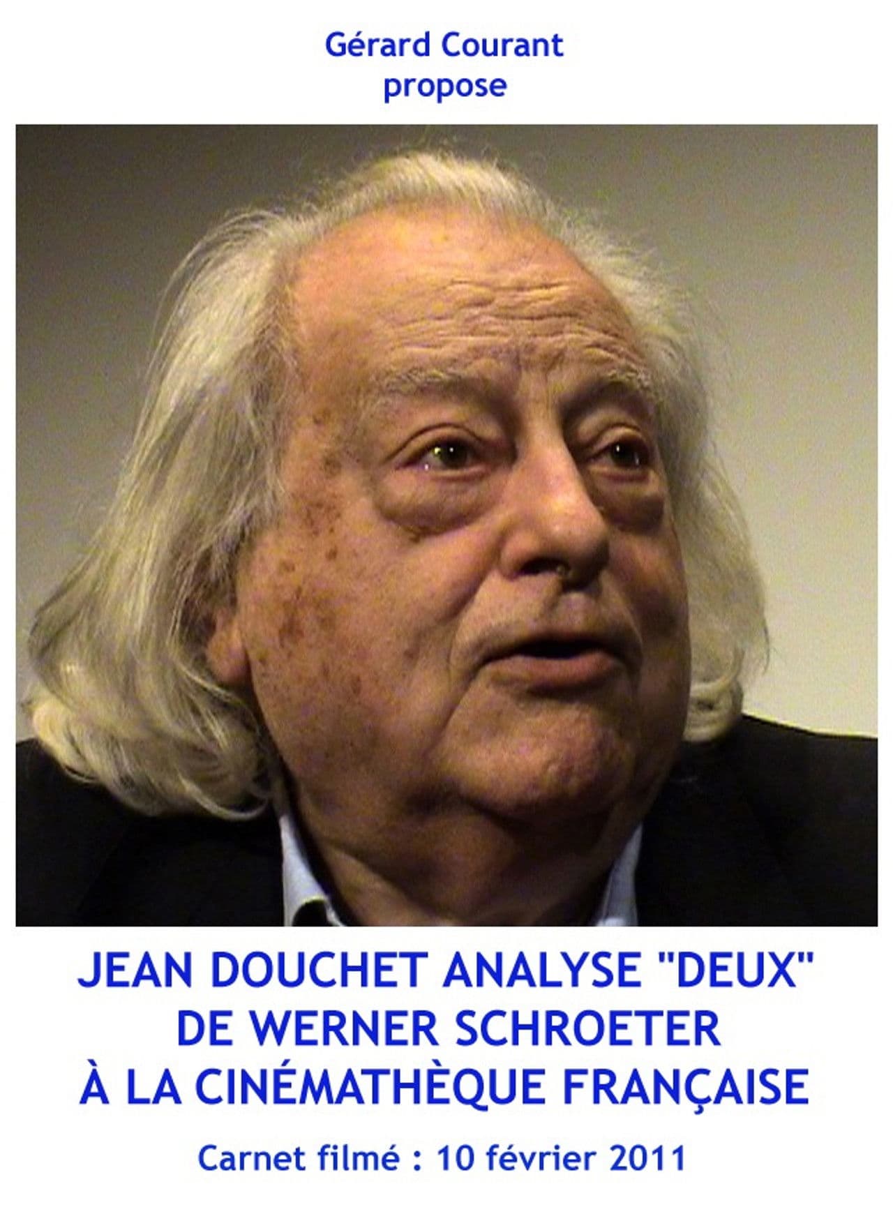 Jean Douchet analyse "Deux" de Werner Schroeter à la Cinémathèque française
