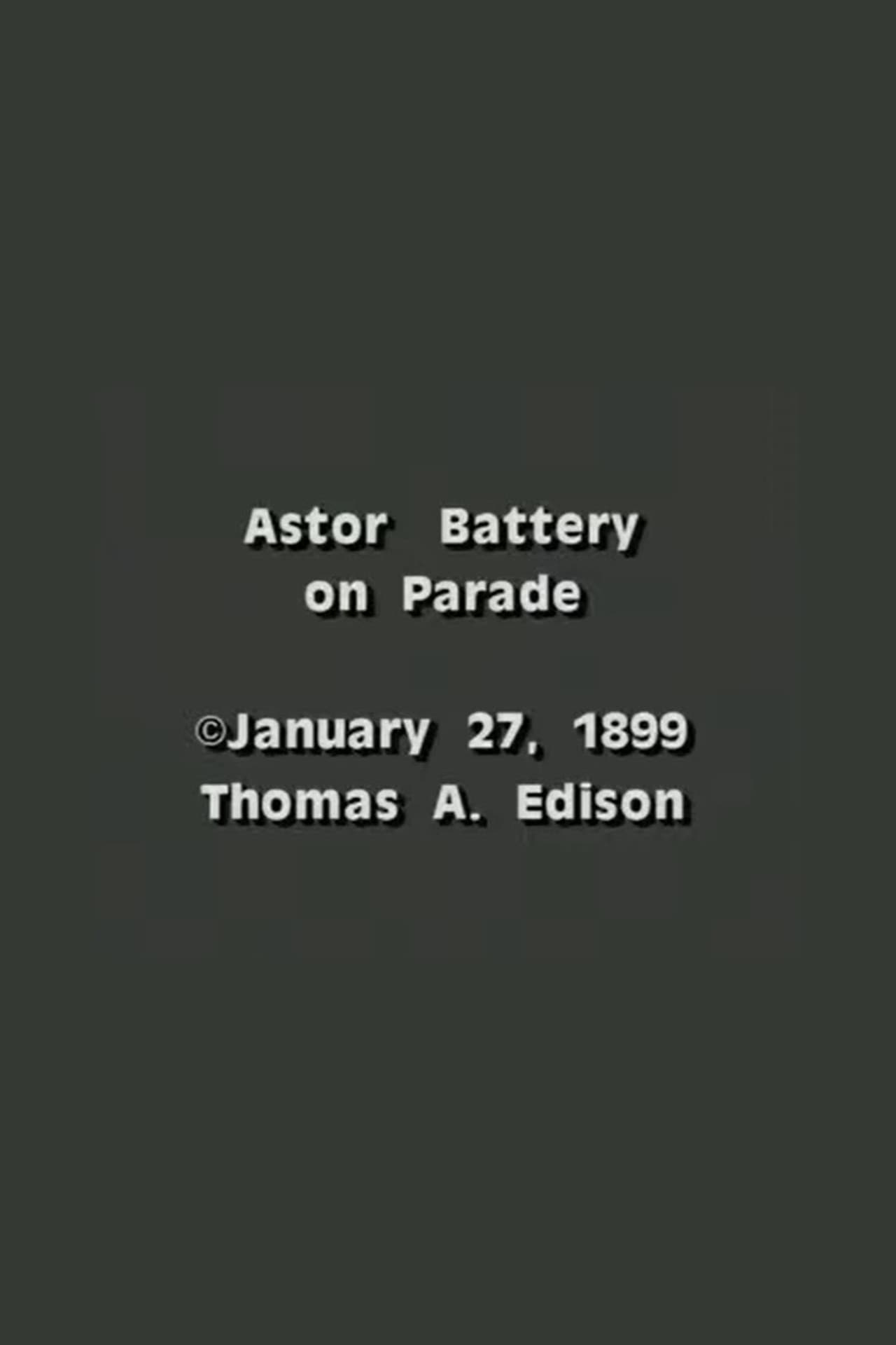 Astor Battery on Parade