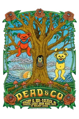 Dead & Company: 2021-08-16 Coastal Credit Union Music Park at Walnut Creek, Raleigh, NC