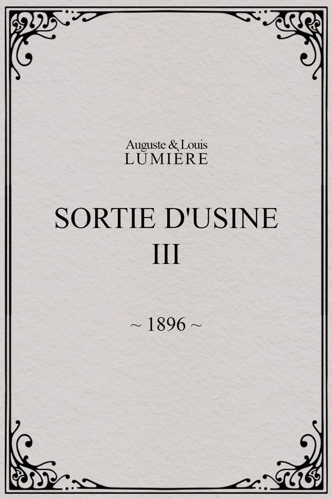 Sortie d'usine, [III]