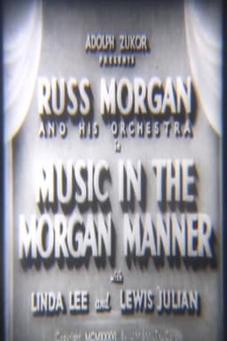 Music in the Morgan Manner