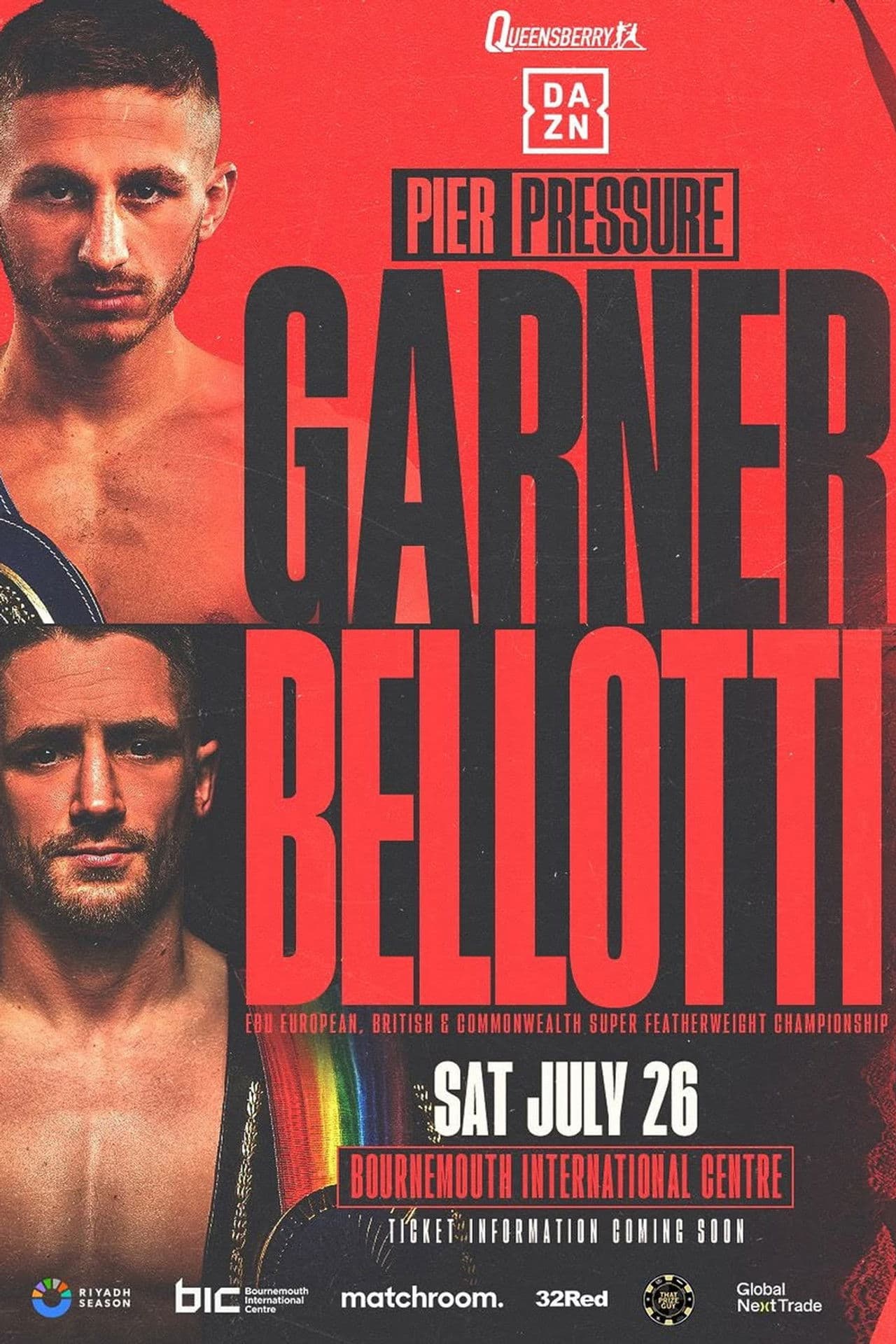 Ryan Garner vs. Reece Bellotti