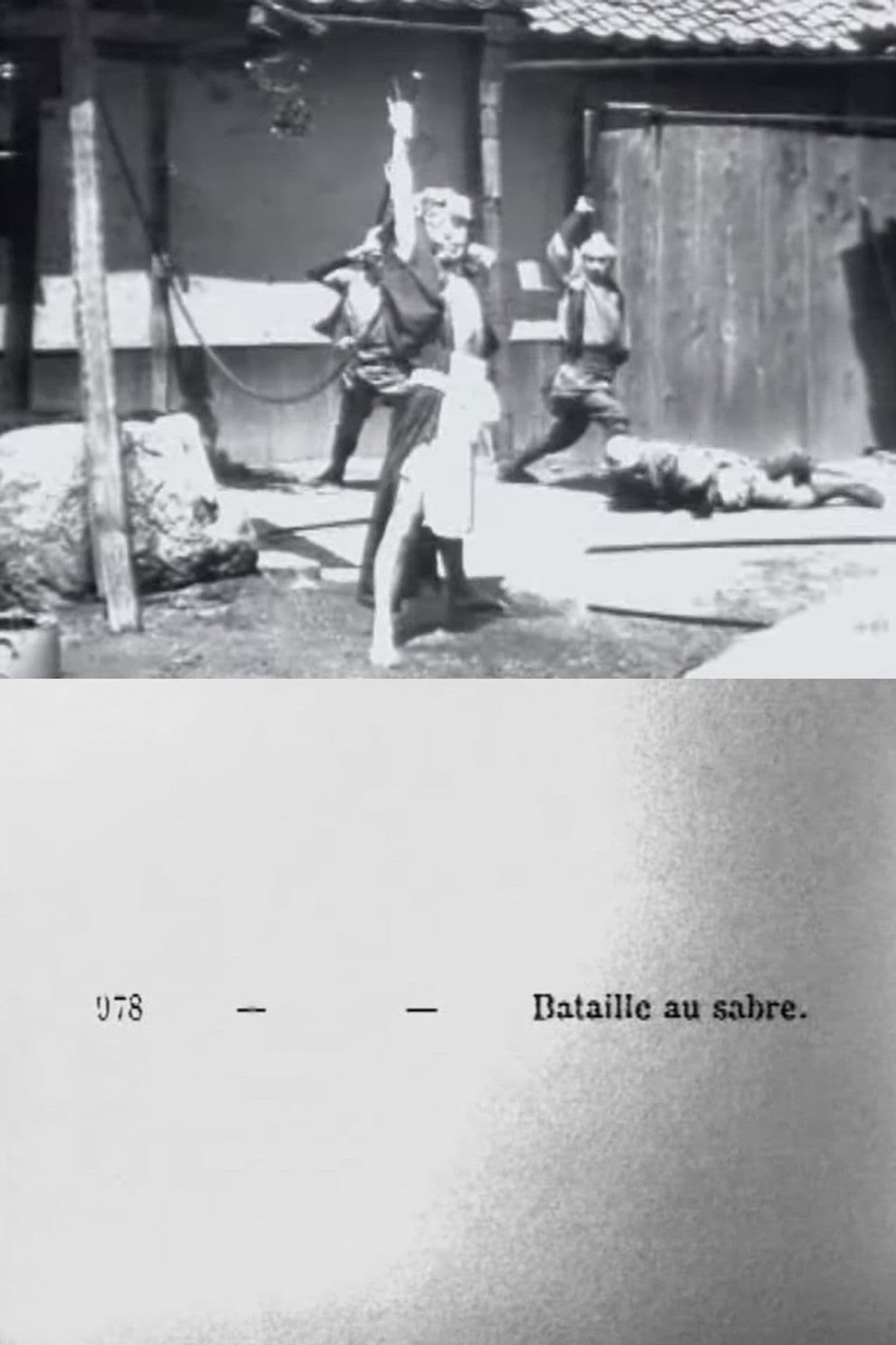 Acteurs japonais : bataille au sabre
