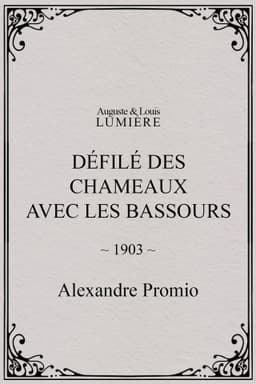Défilé des chameaux avec les Bassours