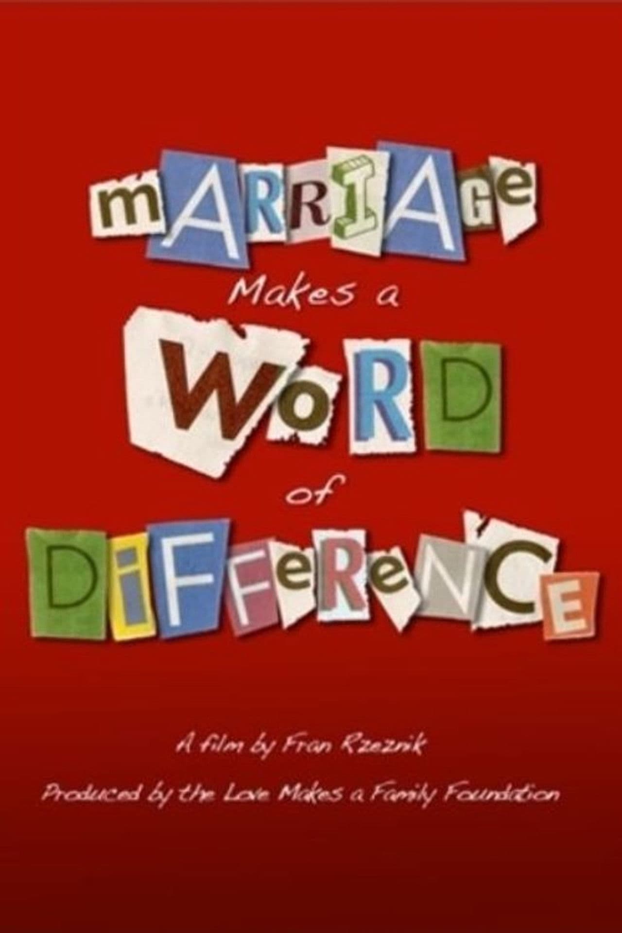 Marriage Makes a Word of Difference
