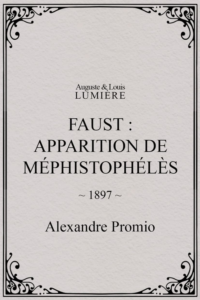 Faust: Appearance of Mephistopheles