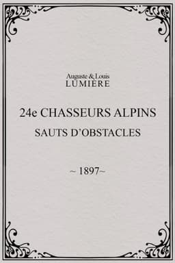 24ème chasseurs alpins : sauts d’obstacles