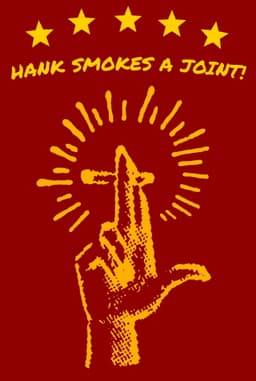 Hank Smokes A Joint!