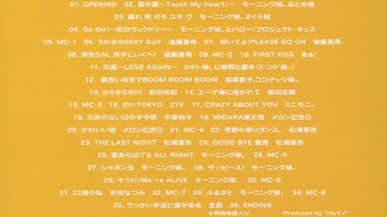 Hello! Project 2004 Winter ~C'MON! Dance World~