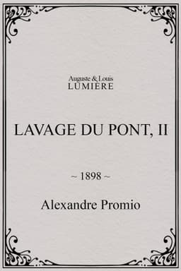 Lavage du pont, II