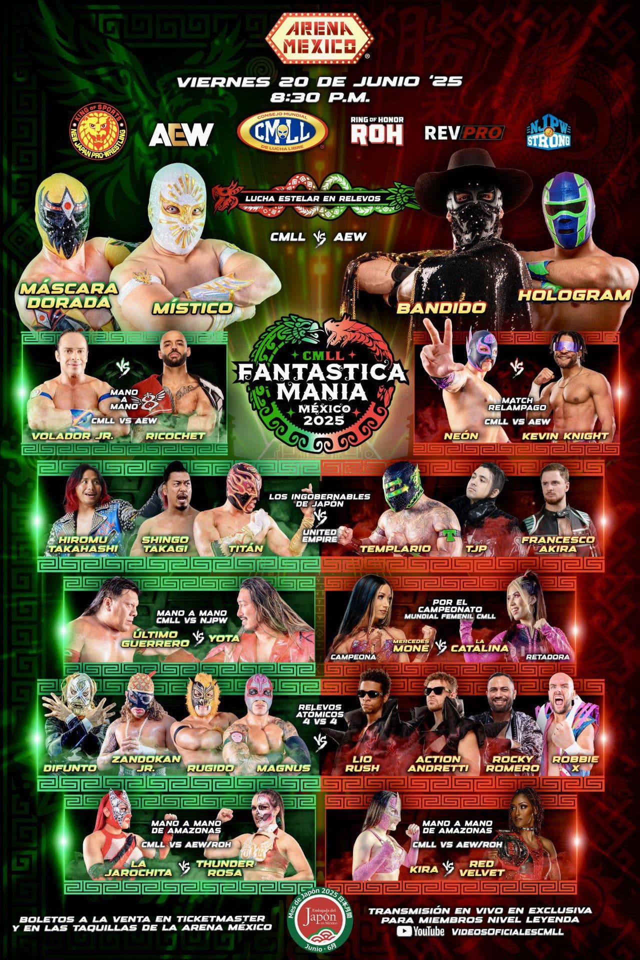 CMLL Presenta NJPW Fantastica Mania México 2025