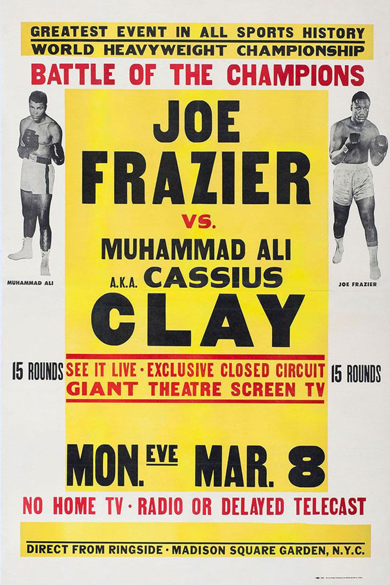 Muhammad Ali vs. Joe Frazier I