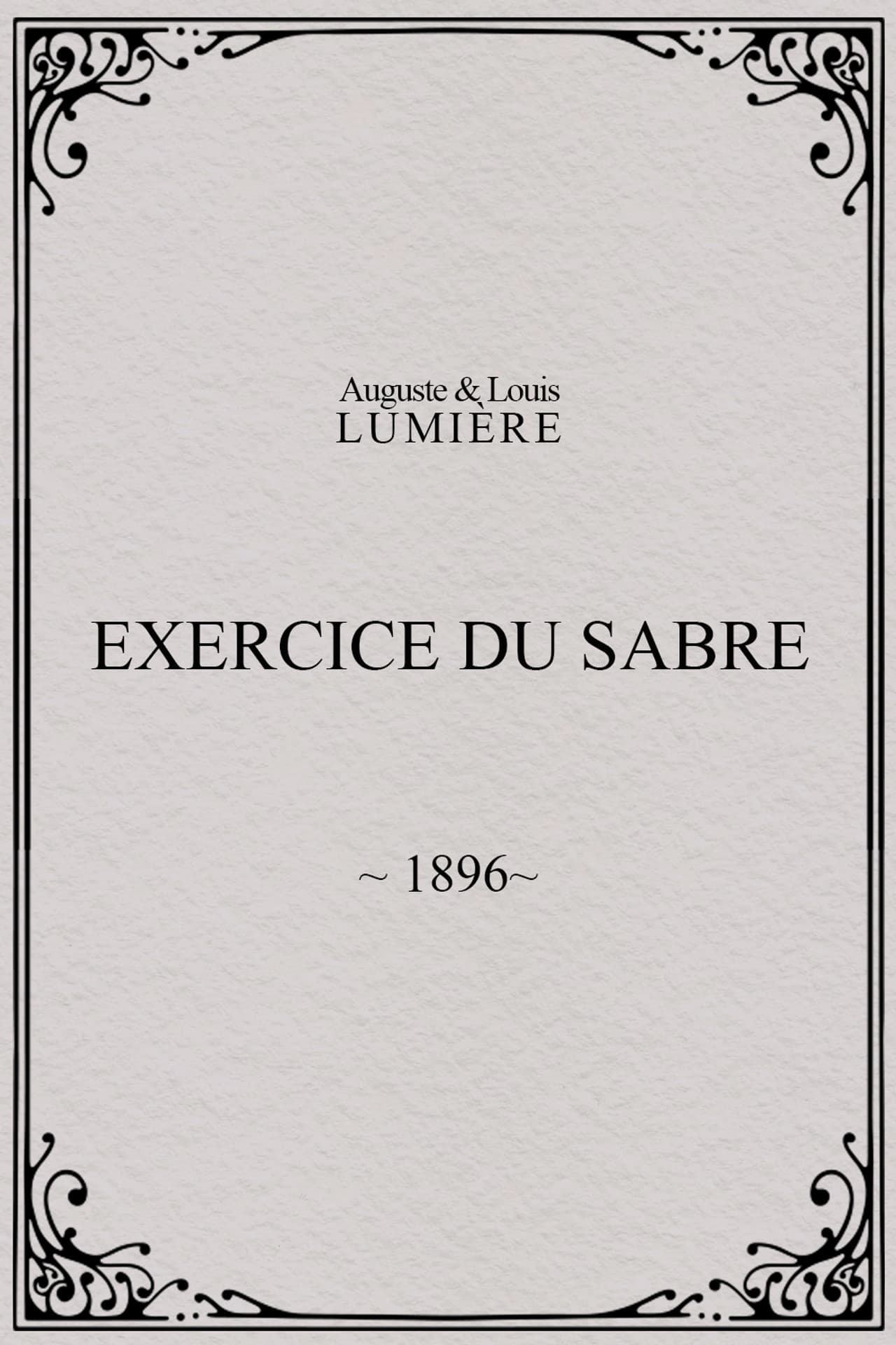 Exercice du sabre