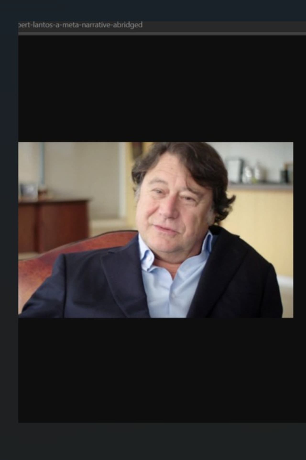 Robert Lantos: A Meta Narrative, Abridged