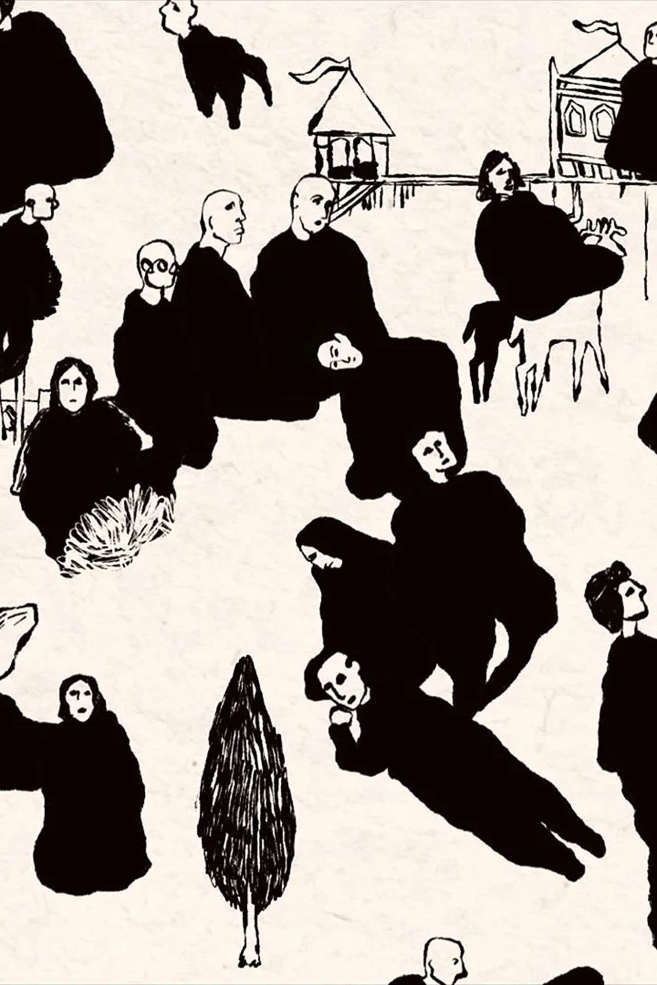 Flight of Monochrome Feathers