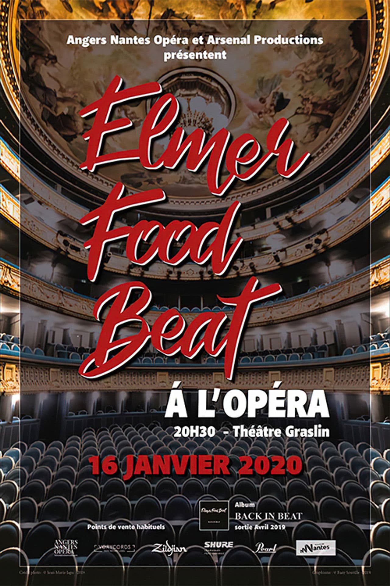 Elmer Food Beat à l'Opéra
