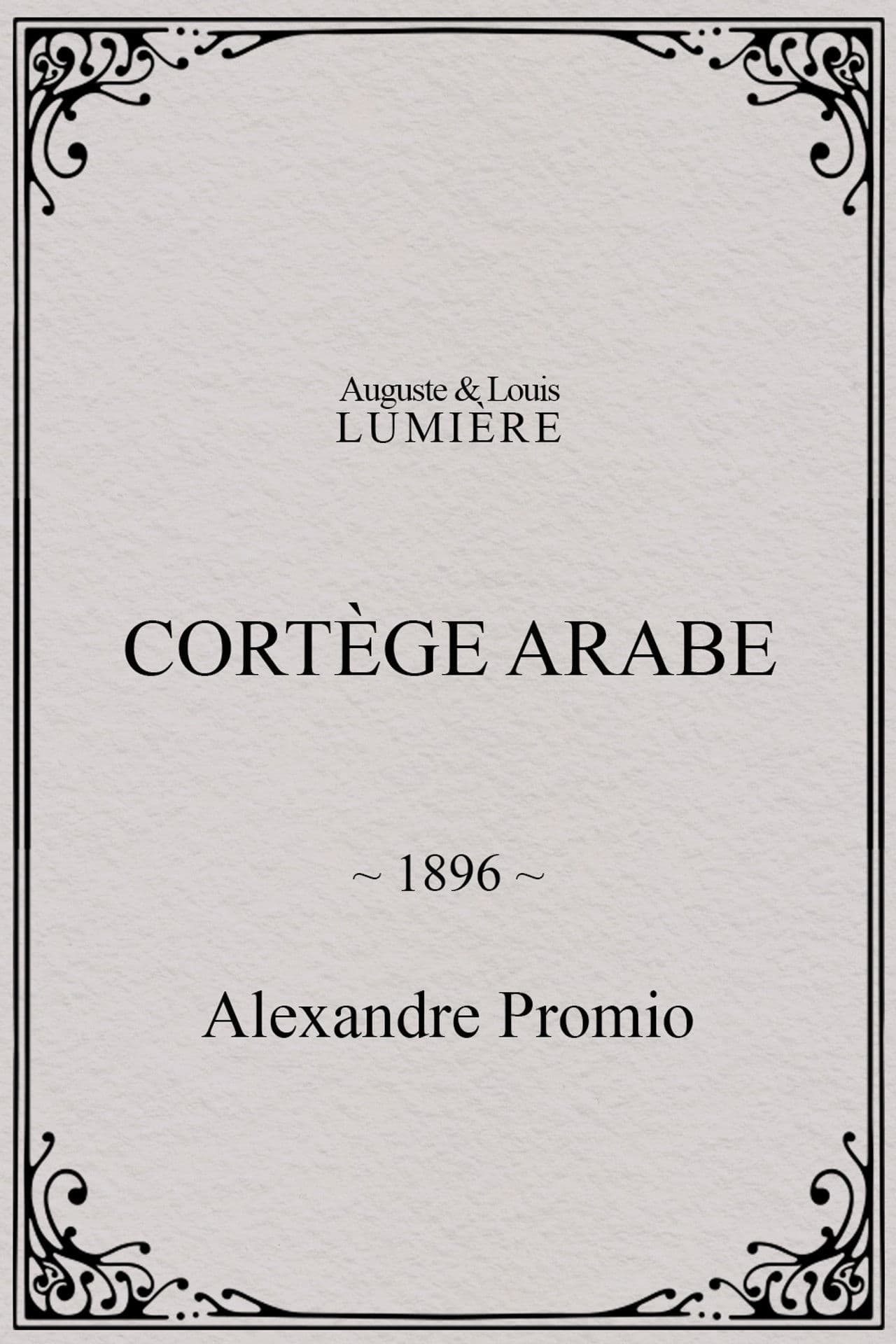 Arab Cortege, Geneva