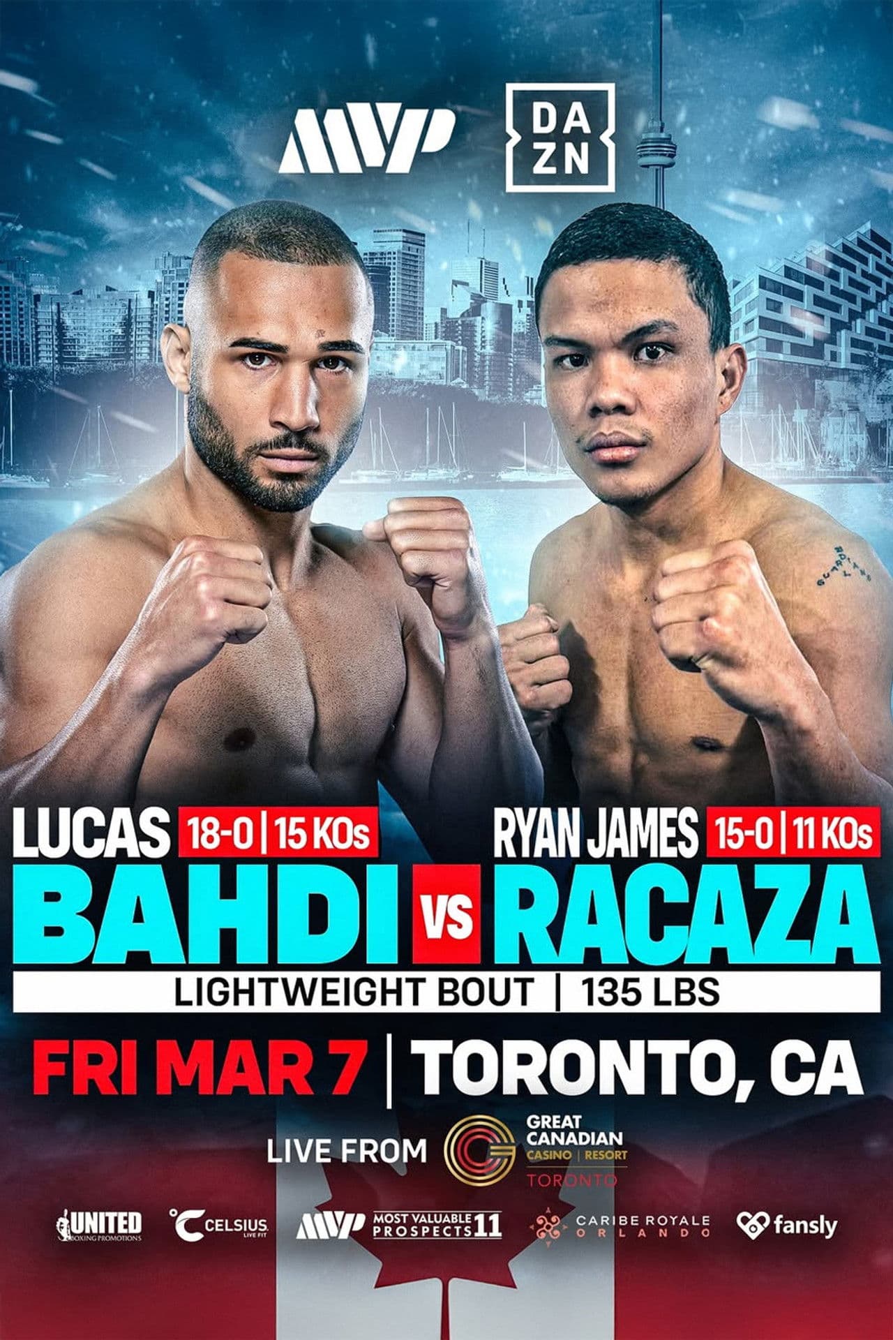 Lucas Bahdi vs. Ryan James Racaza