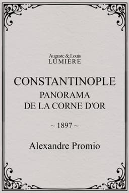 Constantinople, panorama de la corne d'or