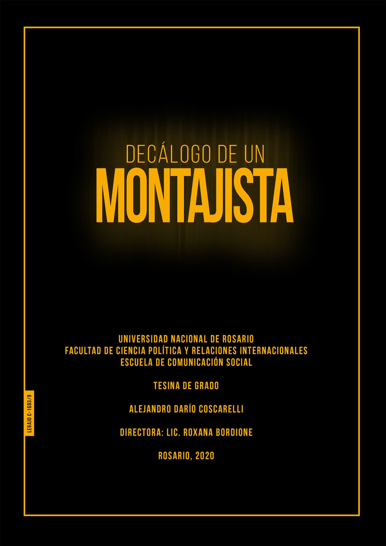 Decálogo de un montajista
