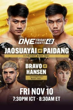 ONE Friday Fights 40: Jaosuayai vs. Paidang