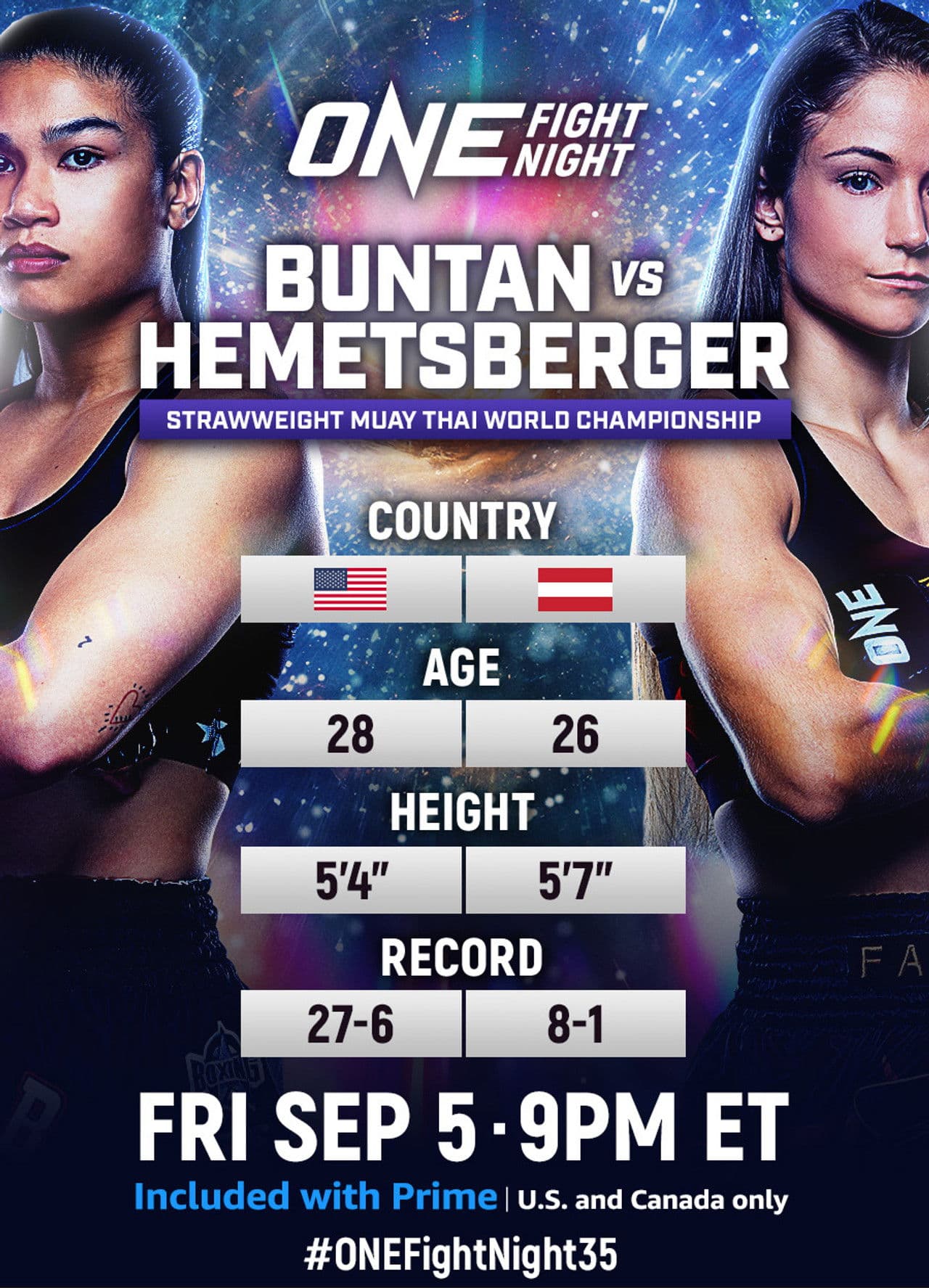 ONE Fight Night 35: Buntan vs. Hemetsberger