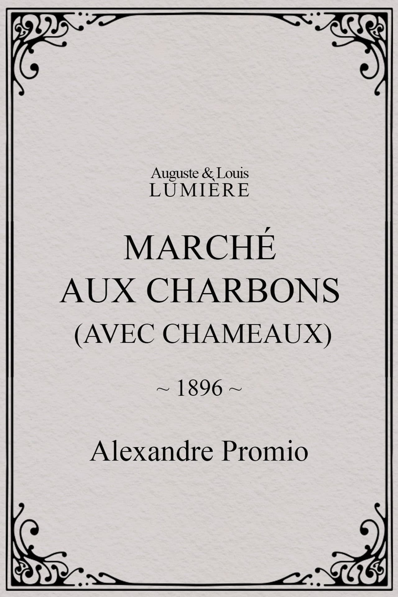 Marché aux charbons (avec chameaux)