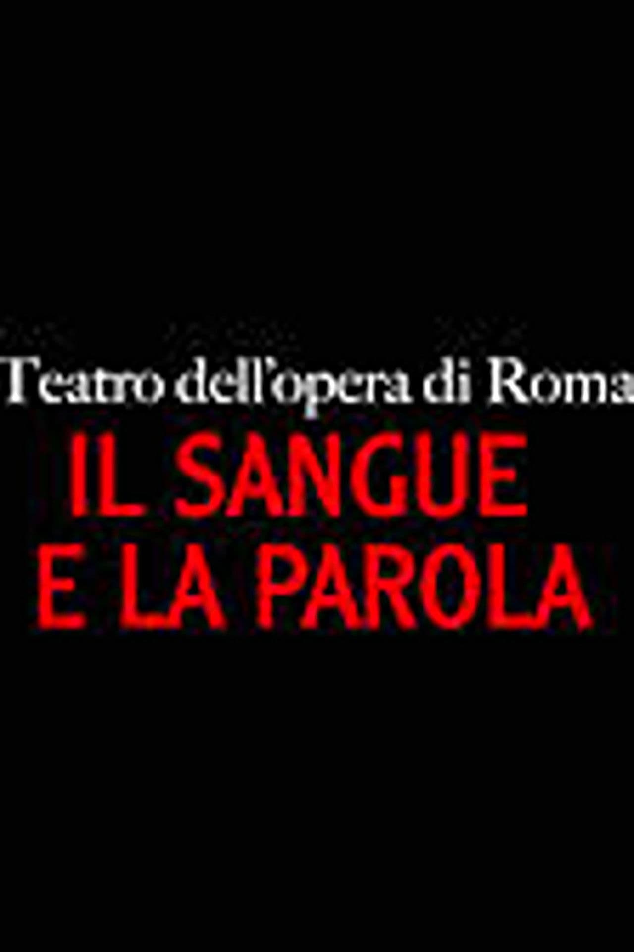 Il sangue e la parola - Non la spada ma la parola illumini la via