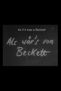 As if by Beckett