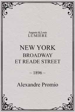 New York, Broadway et Reade Street