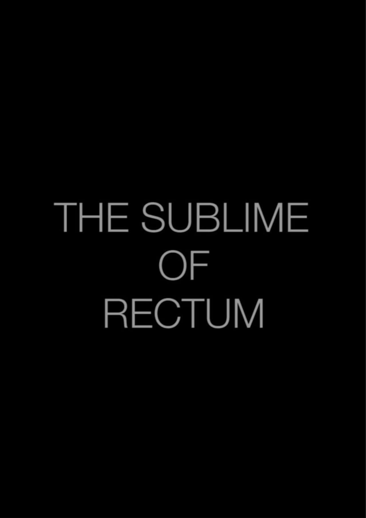 The Sublime of Rectum
