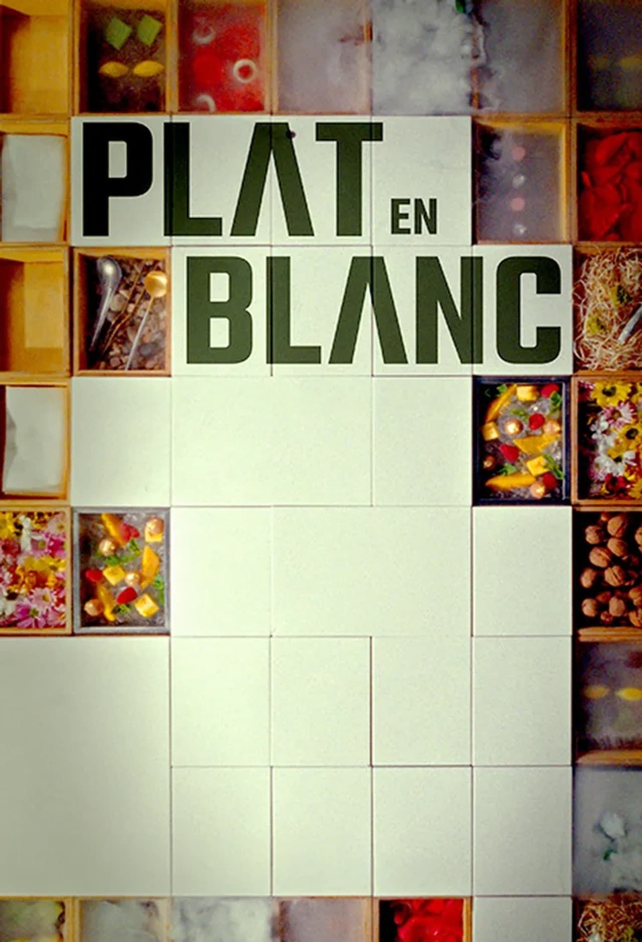 Plat en blanc