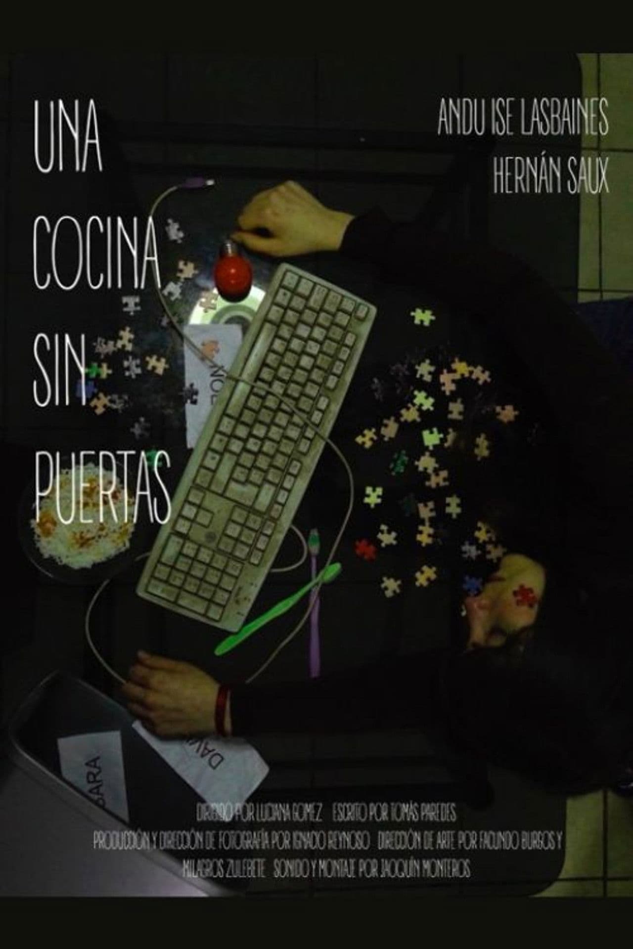 A kitchen without doors