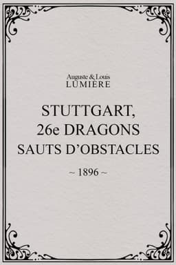 Stuttgart: 26th Dragoons Jumping Obstacles