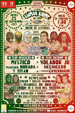 CMLL x Pokémon Legends: Z-A