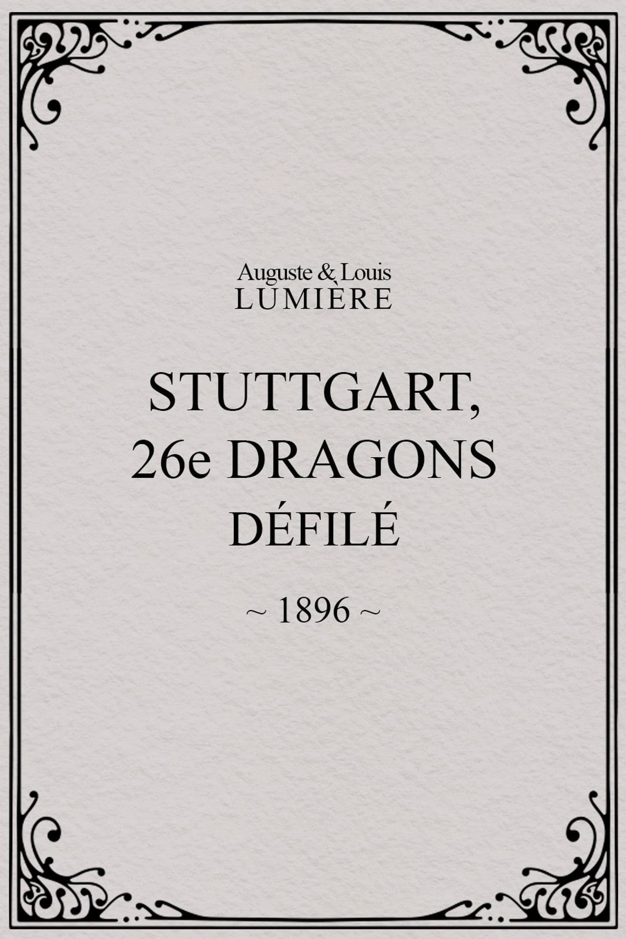 Stuttgart : 26ème dragons. Défilé