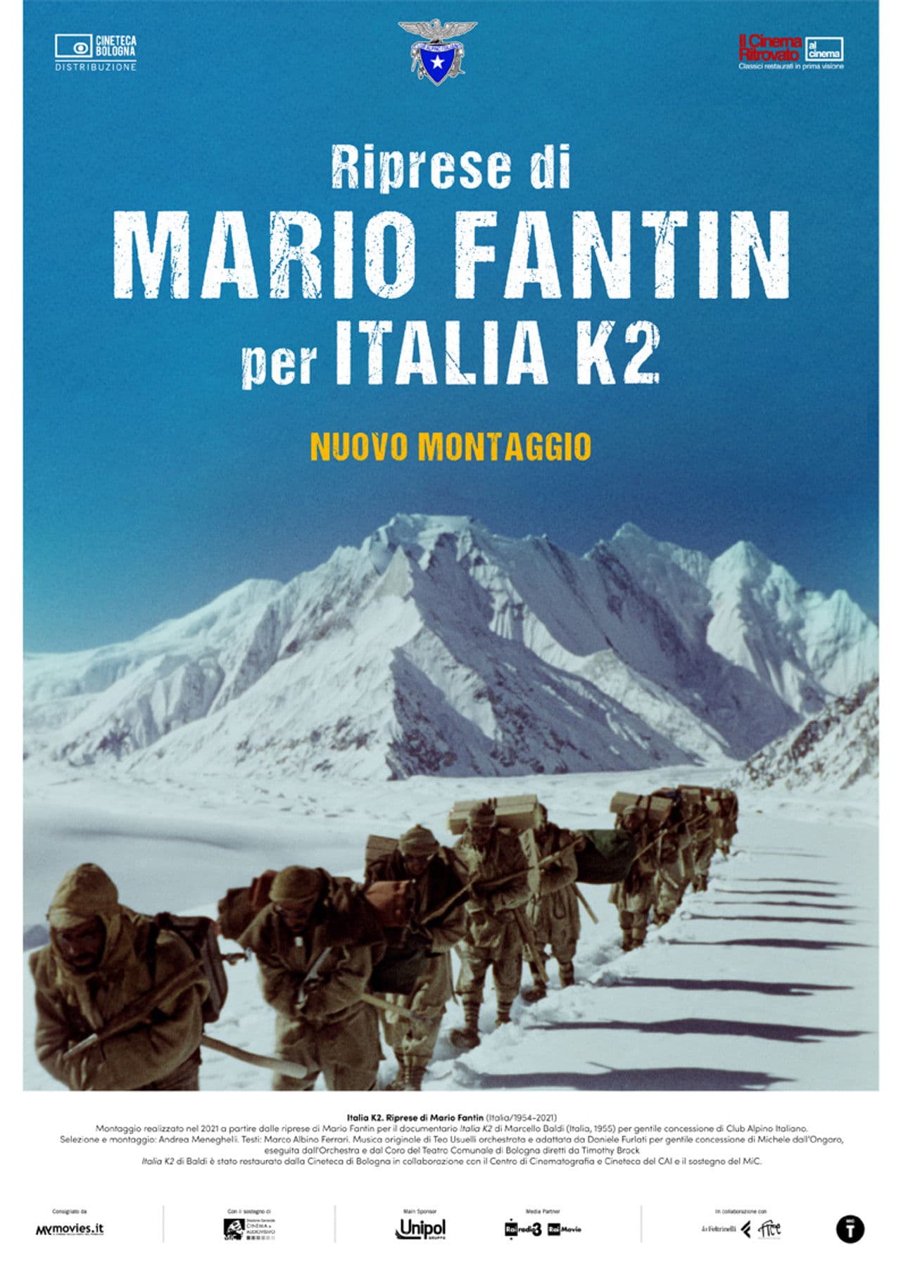 Italia K2. Riprese di Mario Fantin