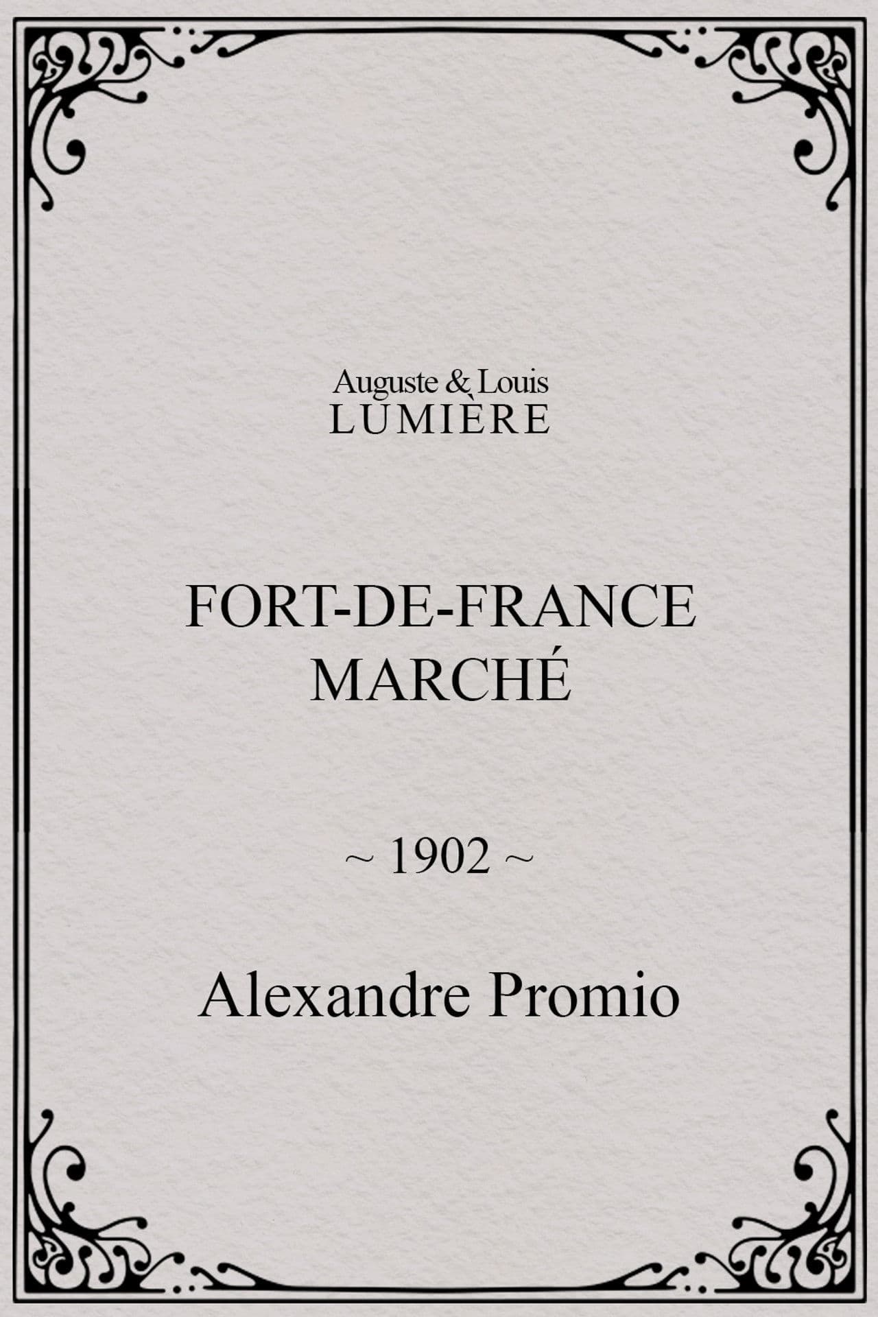 Fort-de-France : marché