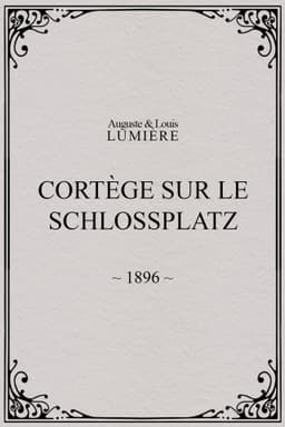 Cortège sur le Schlossplatz