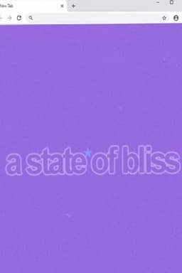 A State of Bliss