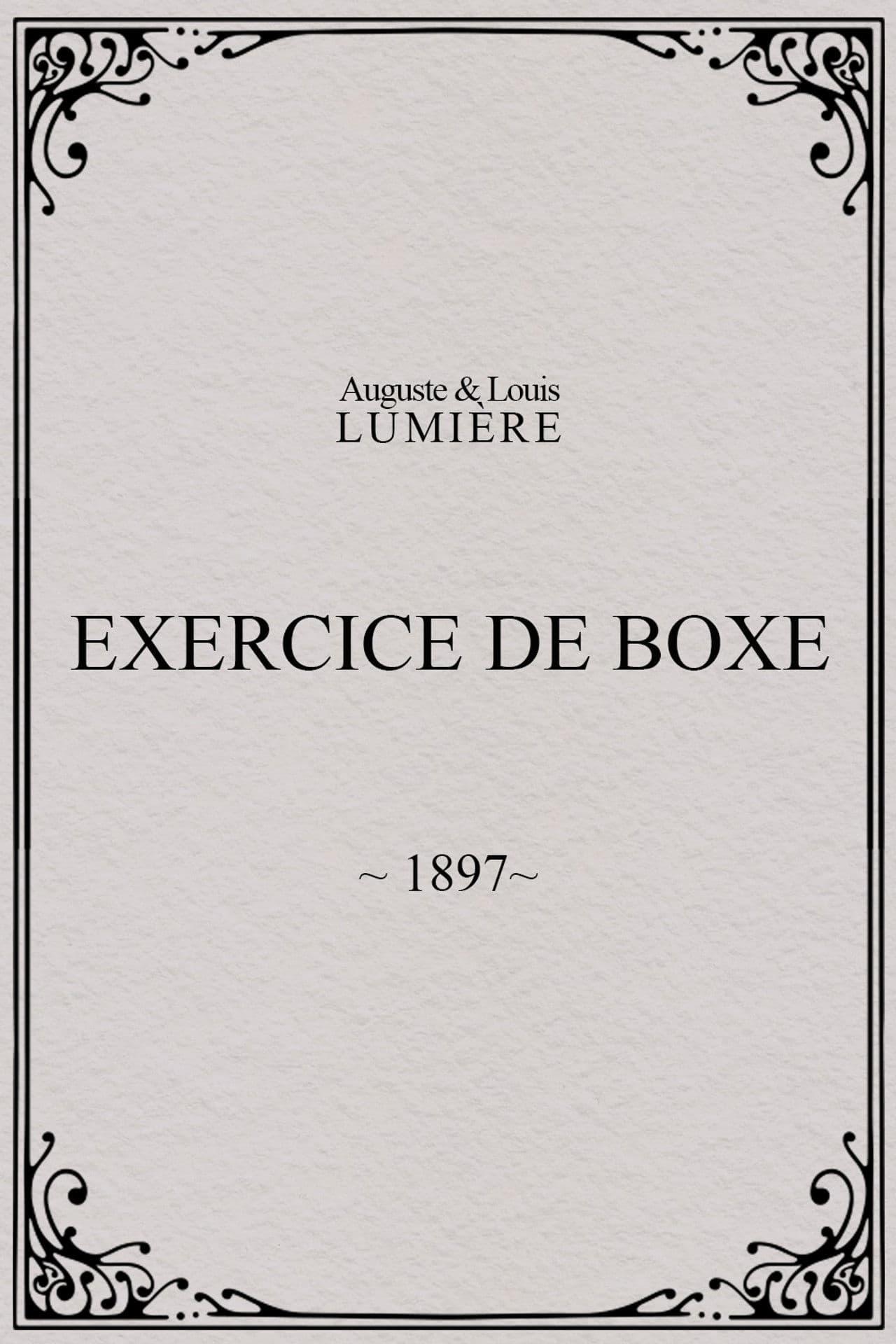 Exercice de boxe