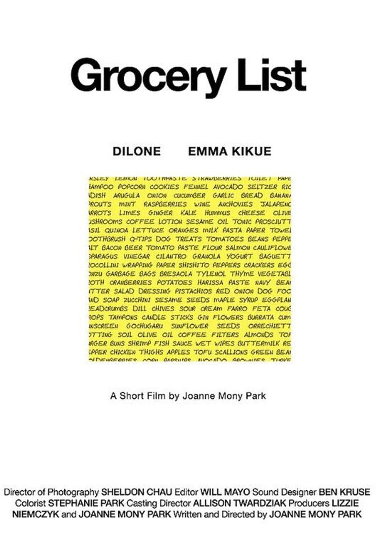 Grocery List