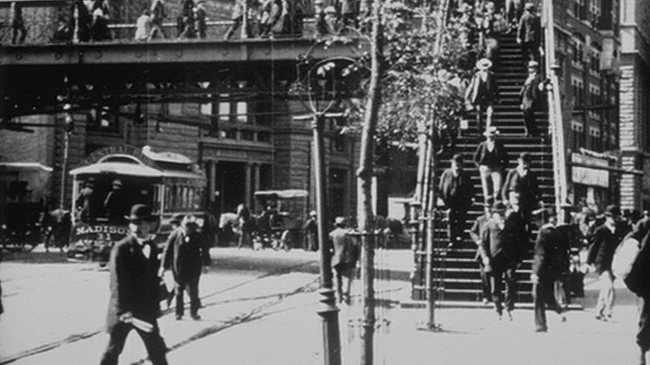 Passengers Descending from the Brooklyn Bridge