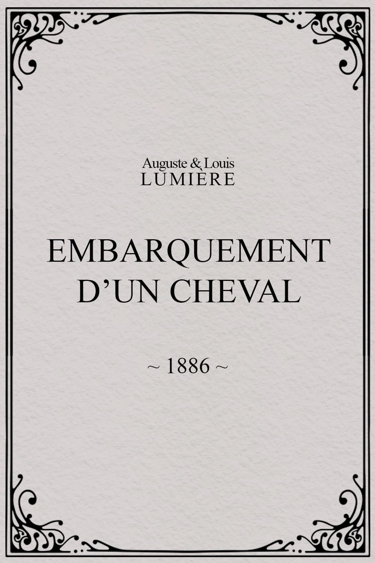 Embarquement d’un cheval