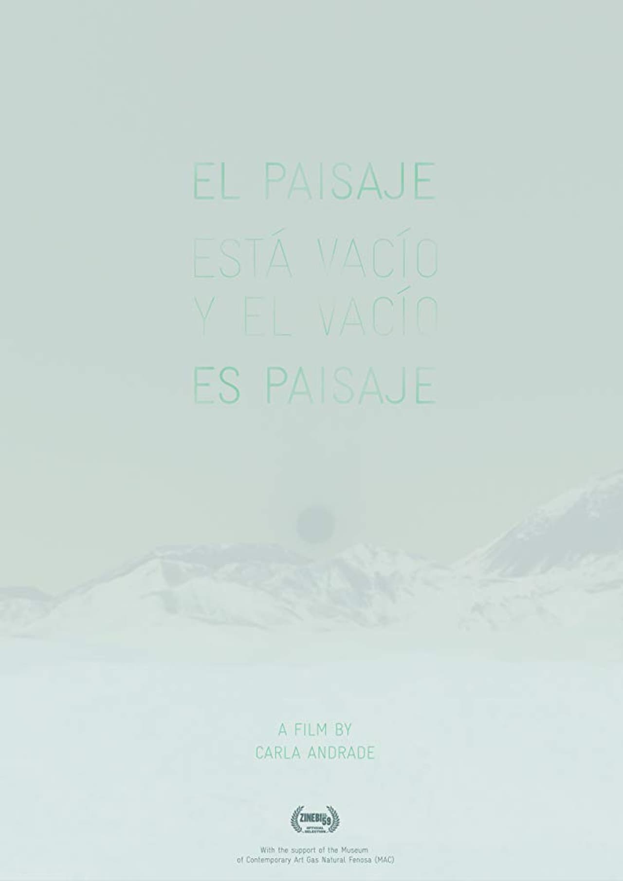 The Landscape Is Empty and Emptiness Is Landscape