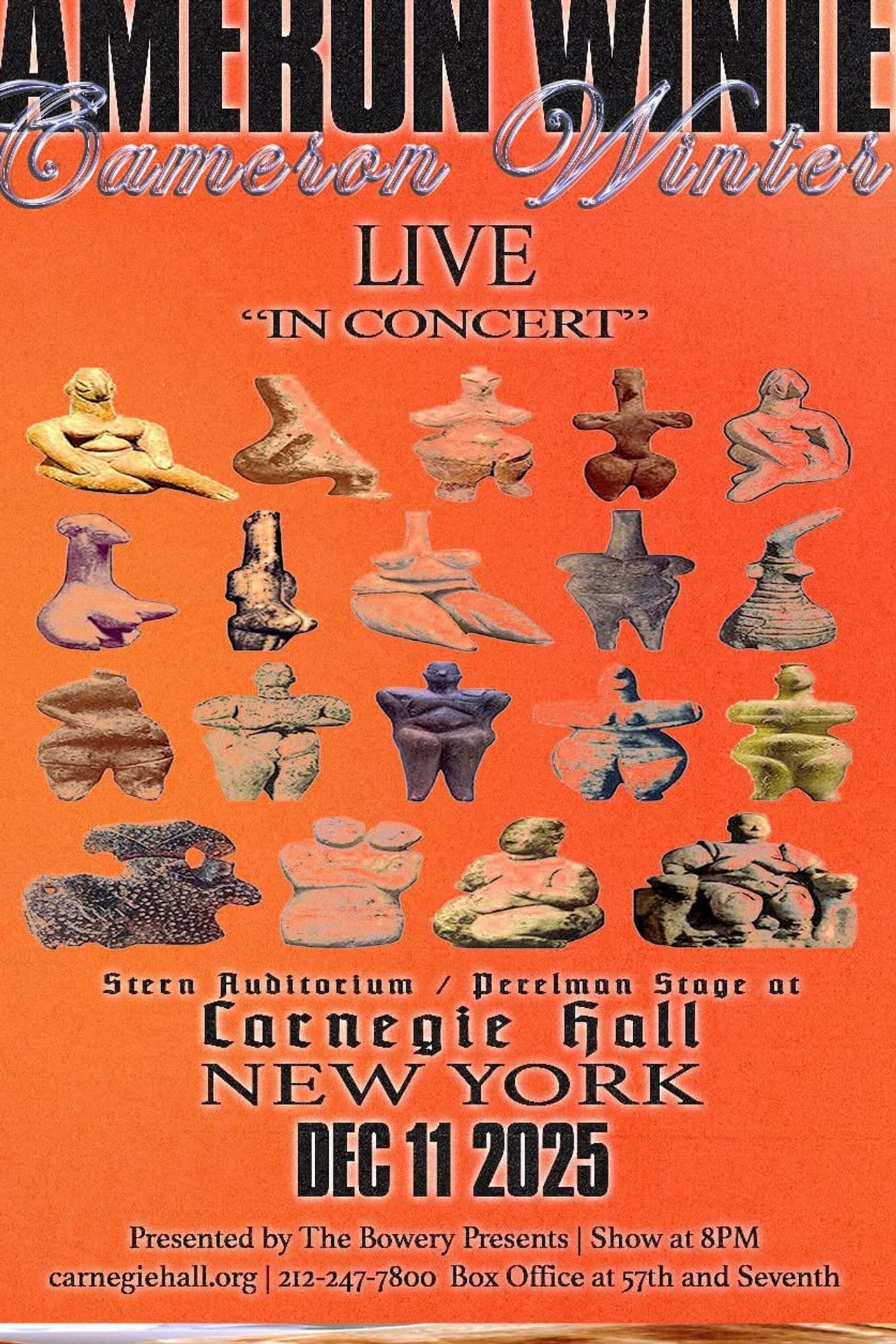 Cameron Winter at Carnegie Hall