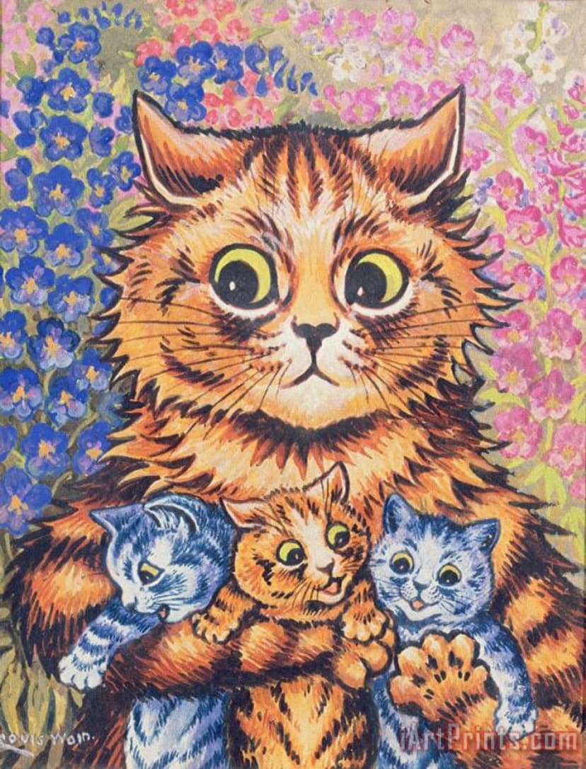 Art Celebrities at Home - Mr Louis Wain